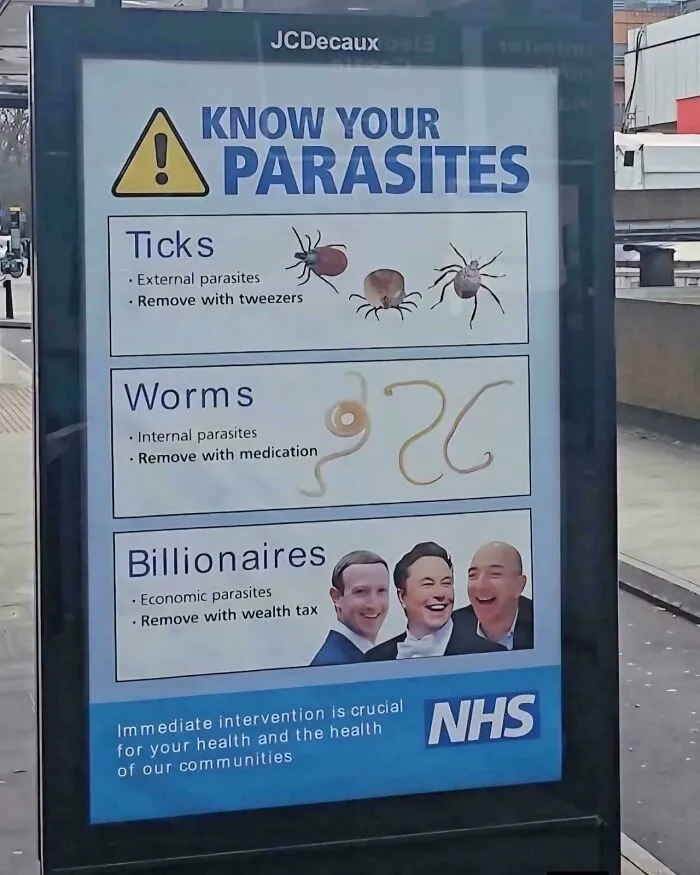 The World Has Come Down With A Nasty Case Of Billionaire, We're Gonna Need Som De-Worming Medication Stat! Xd