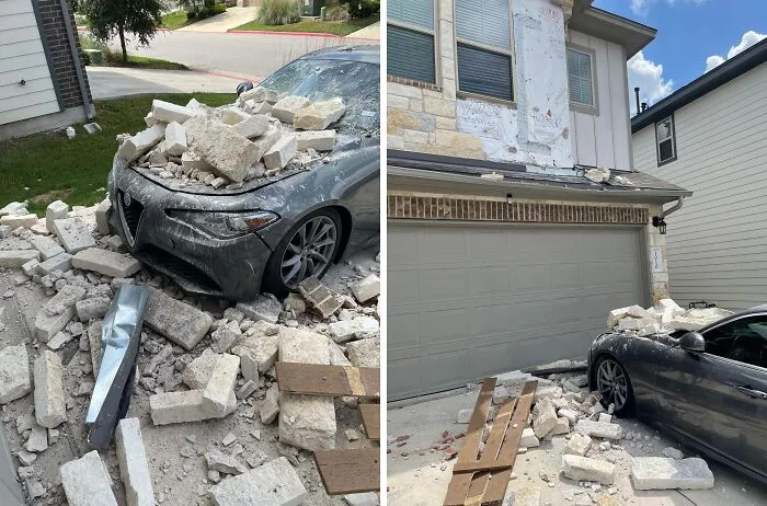 My House Just Fell On My Car