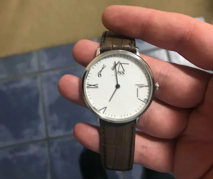 I Dropped My Watch, And The Numbers Fell Off