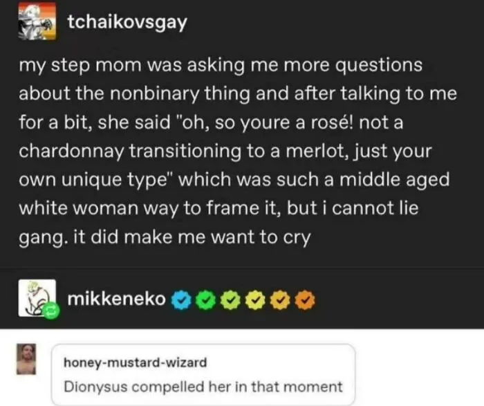 Nonbinary Wine