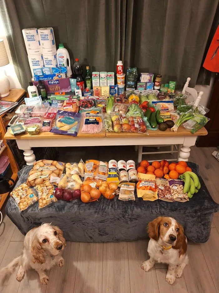 £183.40 From Asda &amp; Lidl For Me And My Wife :)