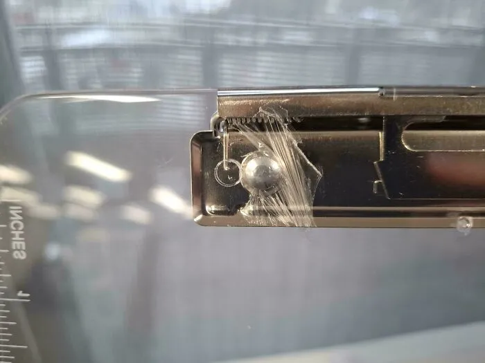 This Clipboard Packaging Is Applied Under The Metal Clip, So If You Rip It While Removing, It Gets Caught There Permanently