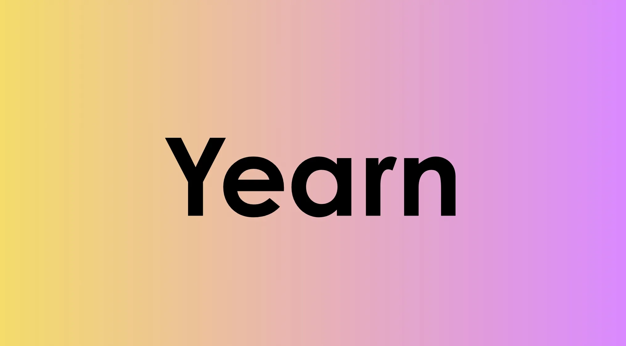 Yearn displayed in bold black text on a gradient background for smart people words synonym challenge.