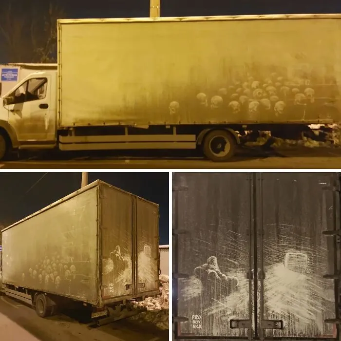 Owners Of Dirty Trucks Find Their Cars “Vandalized” By This Artist, And Your Vehicle May Be Next (40 New Pics)