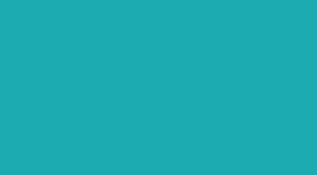 Solid teal color example for choosing a color to paint your front door with a vibrant and modern look.