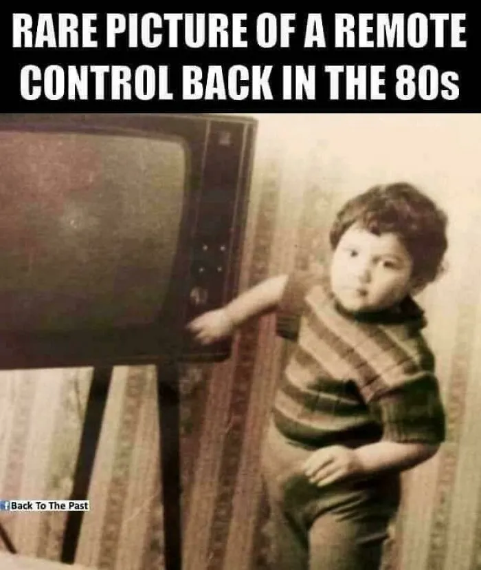 The Real Remote Control In The Very Early 80s