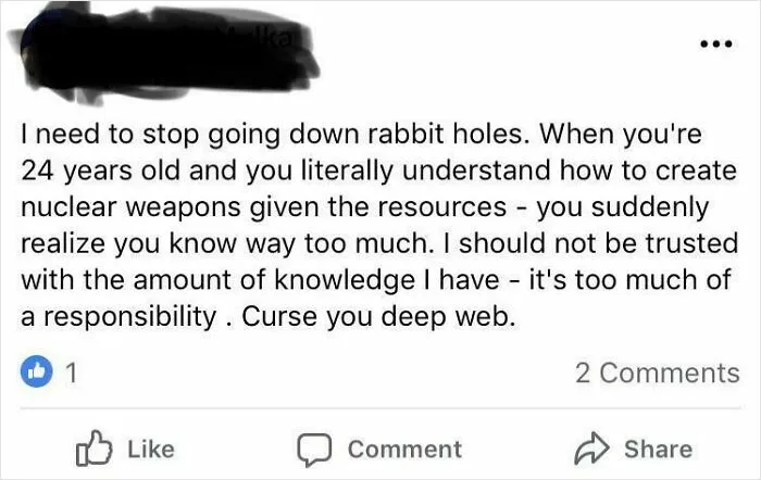 With Great Knowledge Comes Even Greater Responsibility