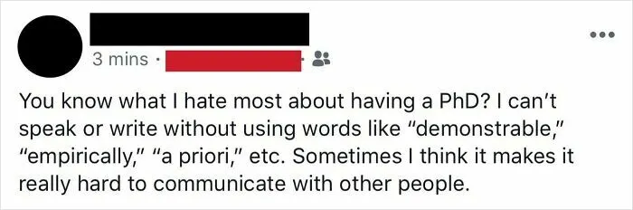 A Friend Of Mine On Facebook Always Toes The “I Am Very Smart” Line But This Morning He Jumped Right Over It