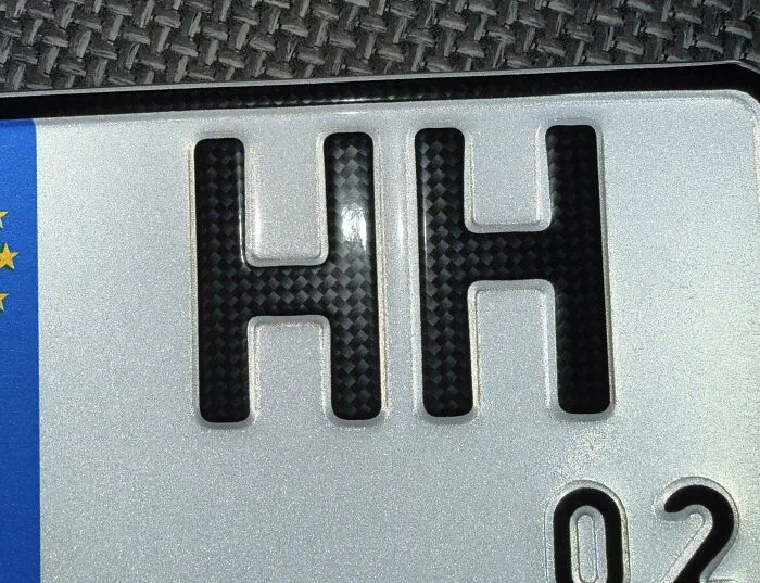 I Got My New Number Plate. One Of The Letters Were Printed Upside Down