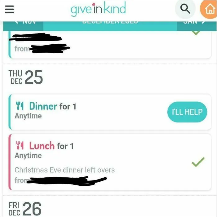 Recovering From Surgery. Friend Forgot To Bring Me Meal They Signed Up For On Christmas