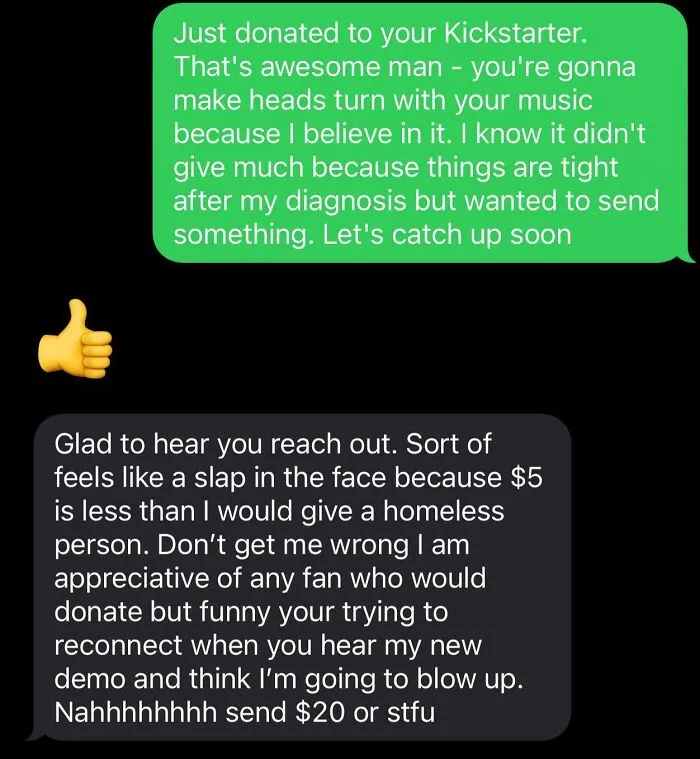 Old Friend Thinks I’m Clout Chasing And Demands More Money For His Kickstarter