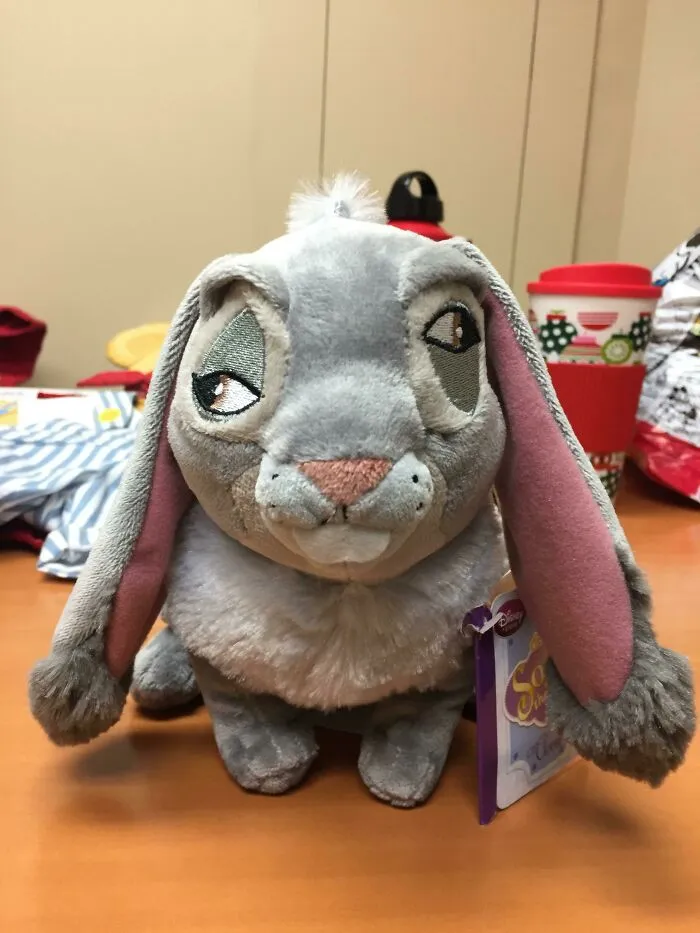 Maybe Funny And Creepy Or Just A Drunk Looking Stuffed Animal