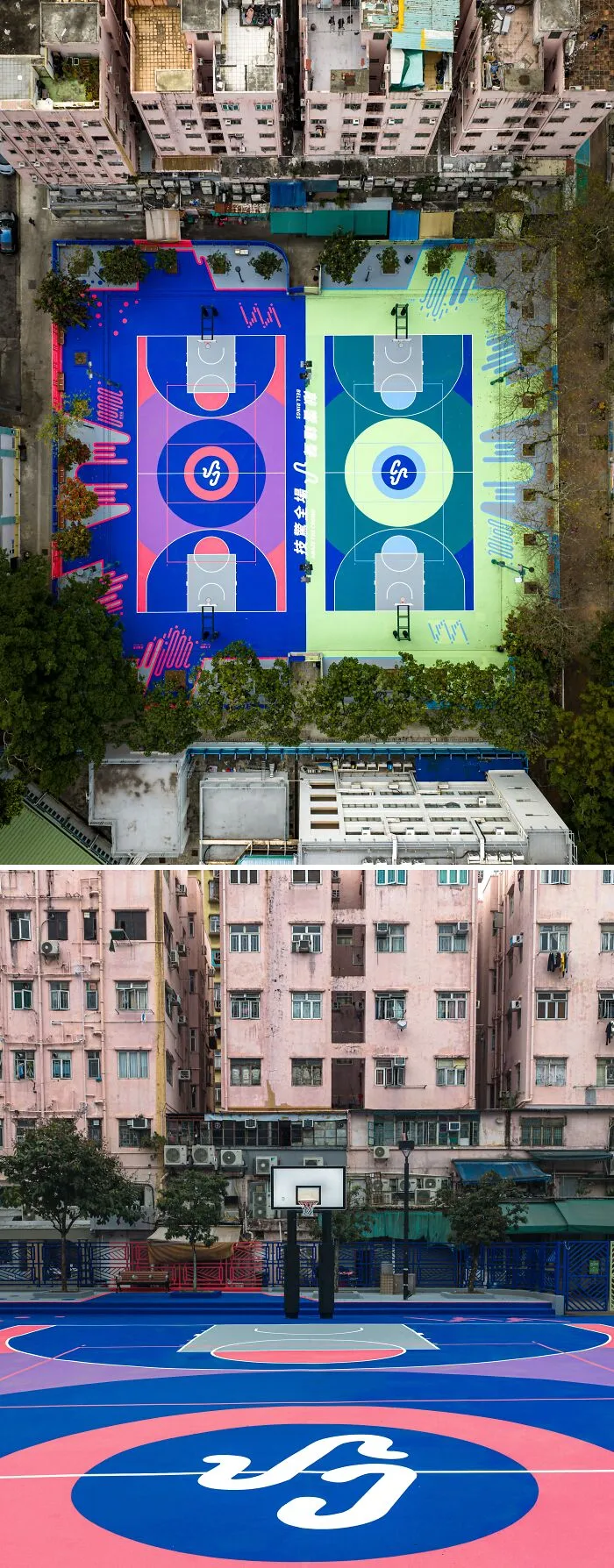 Austin Bell Spent Years Capturing All 2,500+ Hong Kong Basketball Courts (30 Pics)