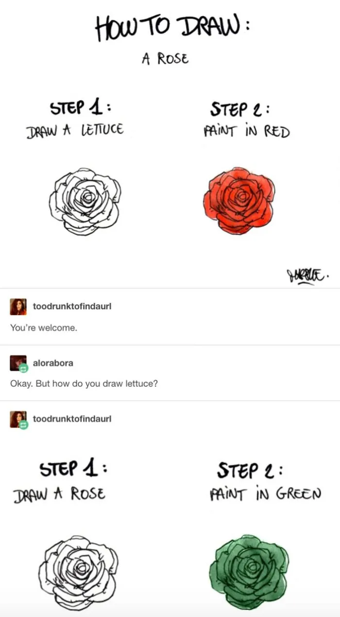 Draw The Rest Of The Rose