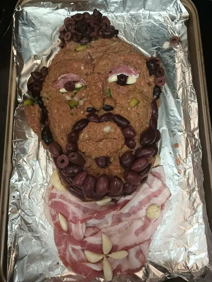 I May Have Found The Most Stupid Food Of All Time. Behold! Mr. T. Meatloaf