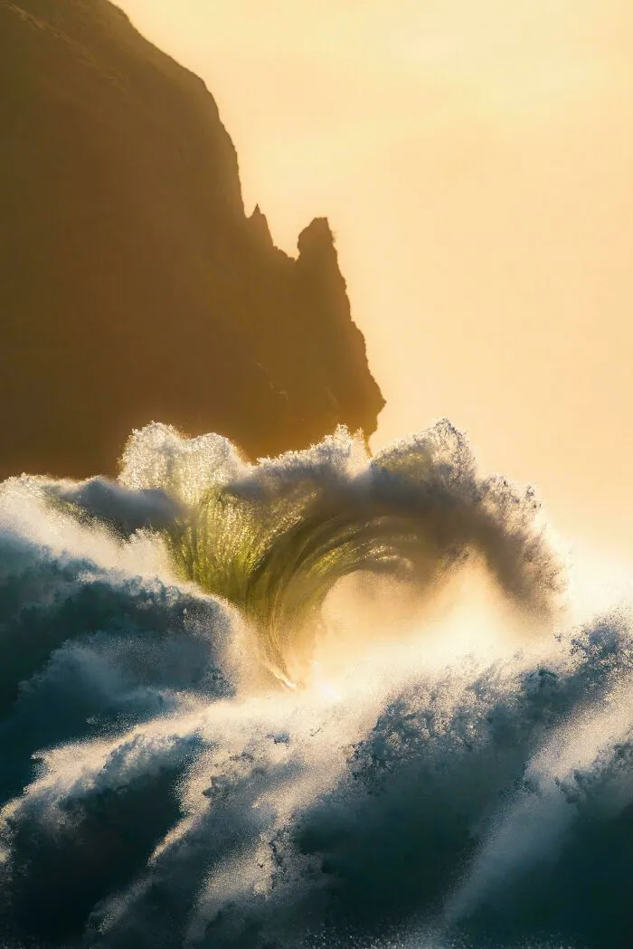 A Wave During King Tide