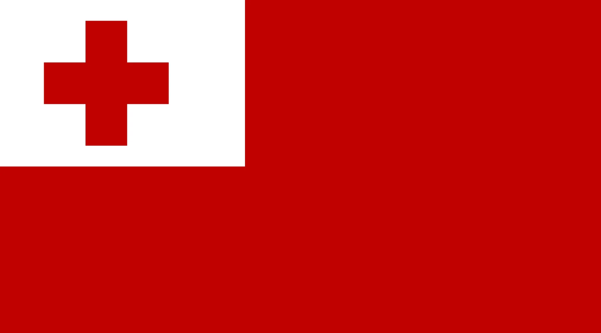 Flag with a red cross on white canton and red field, part of geography challenge to identify the country from world flags.