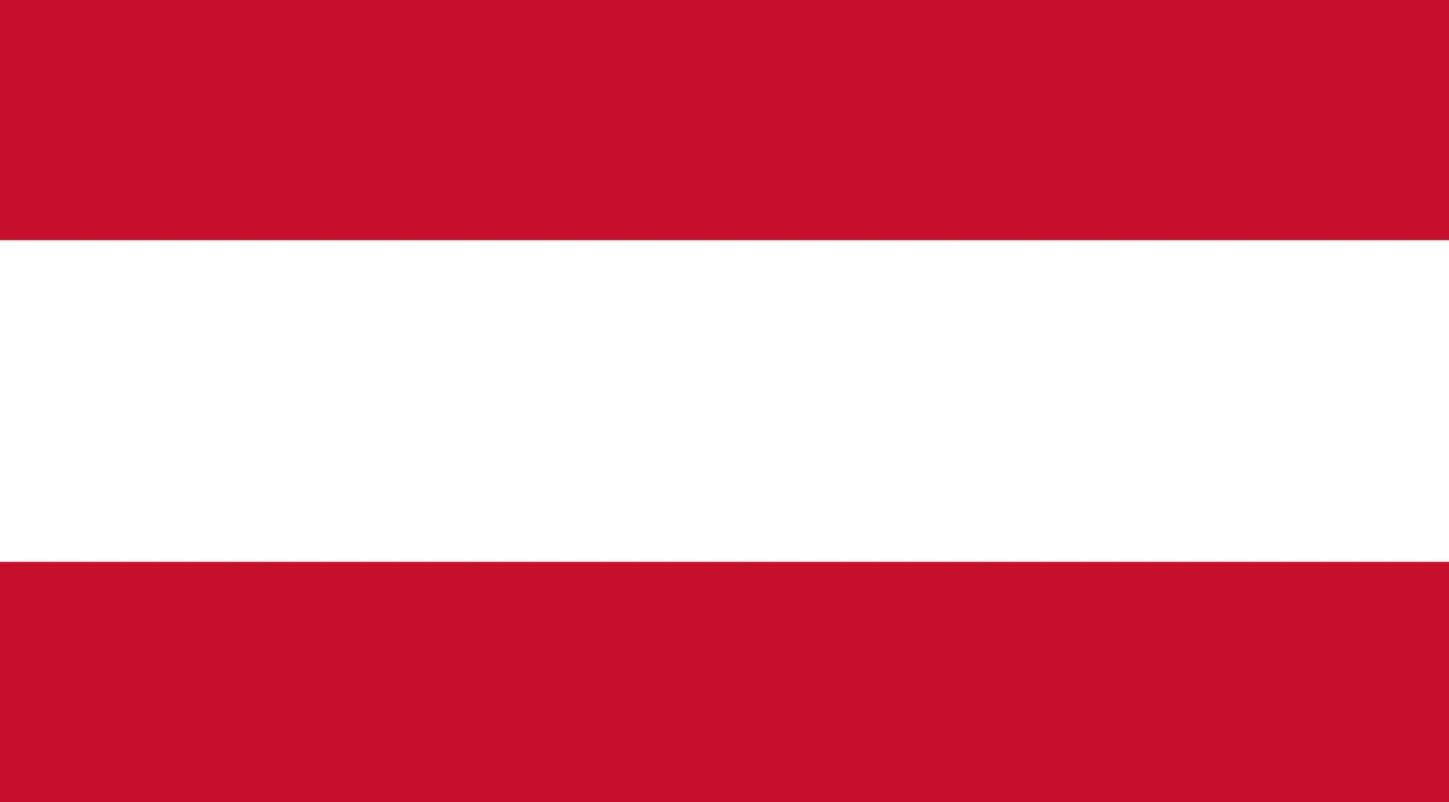 Red-white-red horizontal striped flag featured in geography challenge to guess the country from world flags quiz.