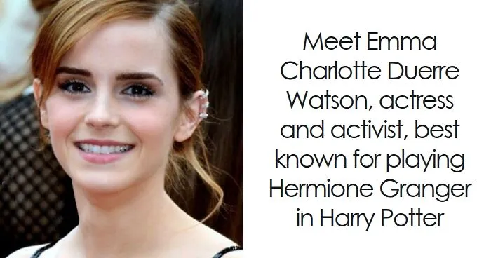 Emma Watson: Bio And Career Highlights