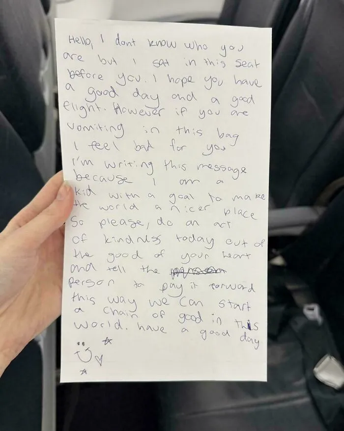 A Kid Left This In The Seat Pocket On My Flight