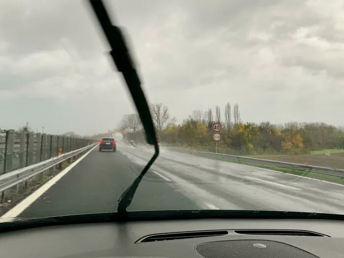 Draining Asphalt vs. Normal Asphalt During A Storm