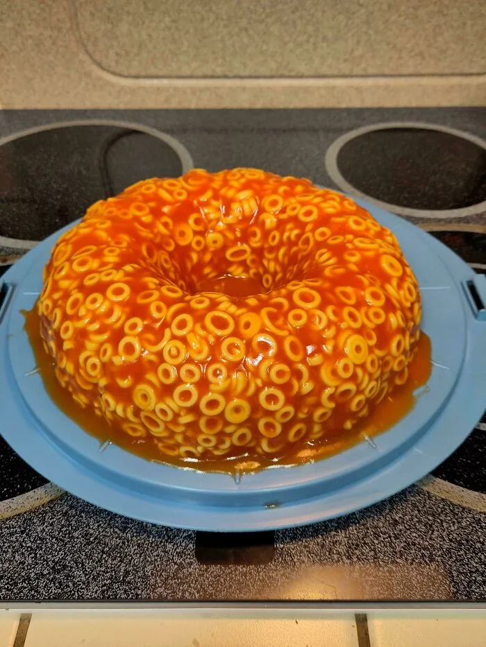 Spaghettio's Jello Cake I Made 
