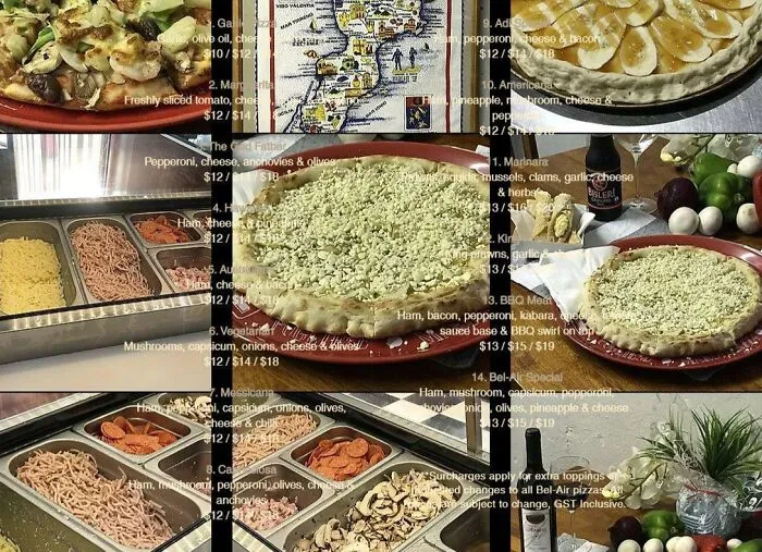 Online Pizza Menu