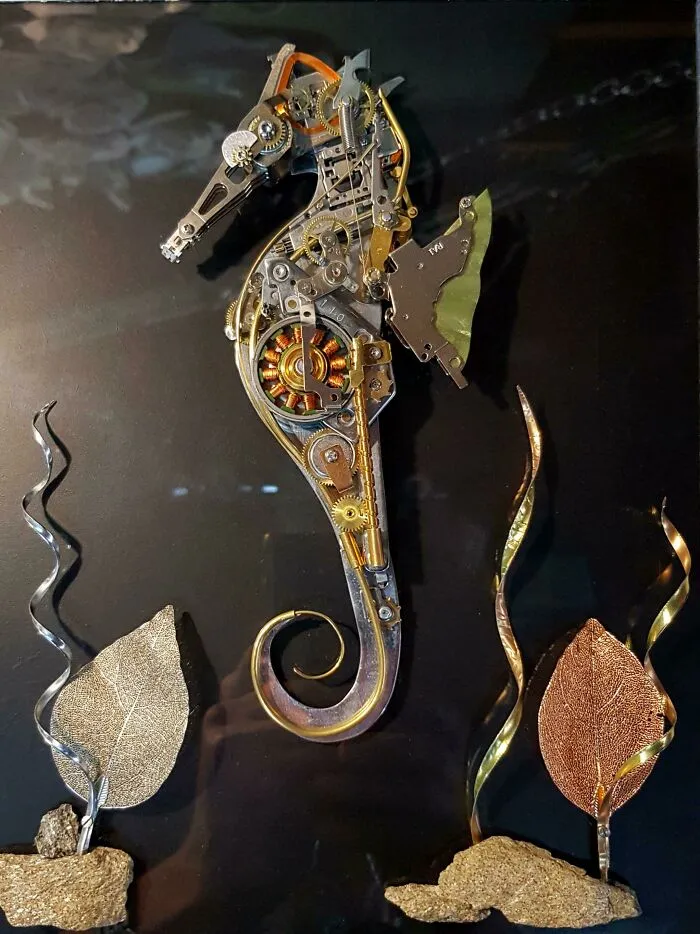 The Lone Prince, Recycled Materials On Glass