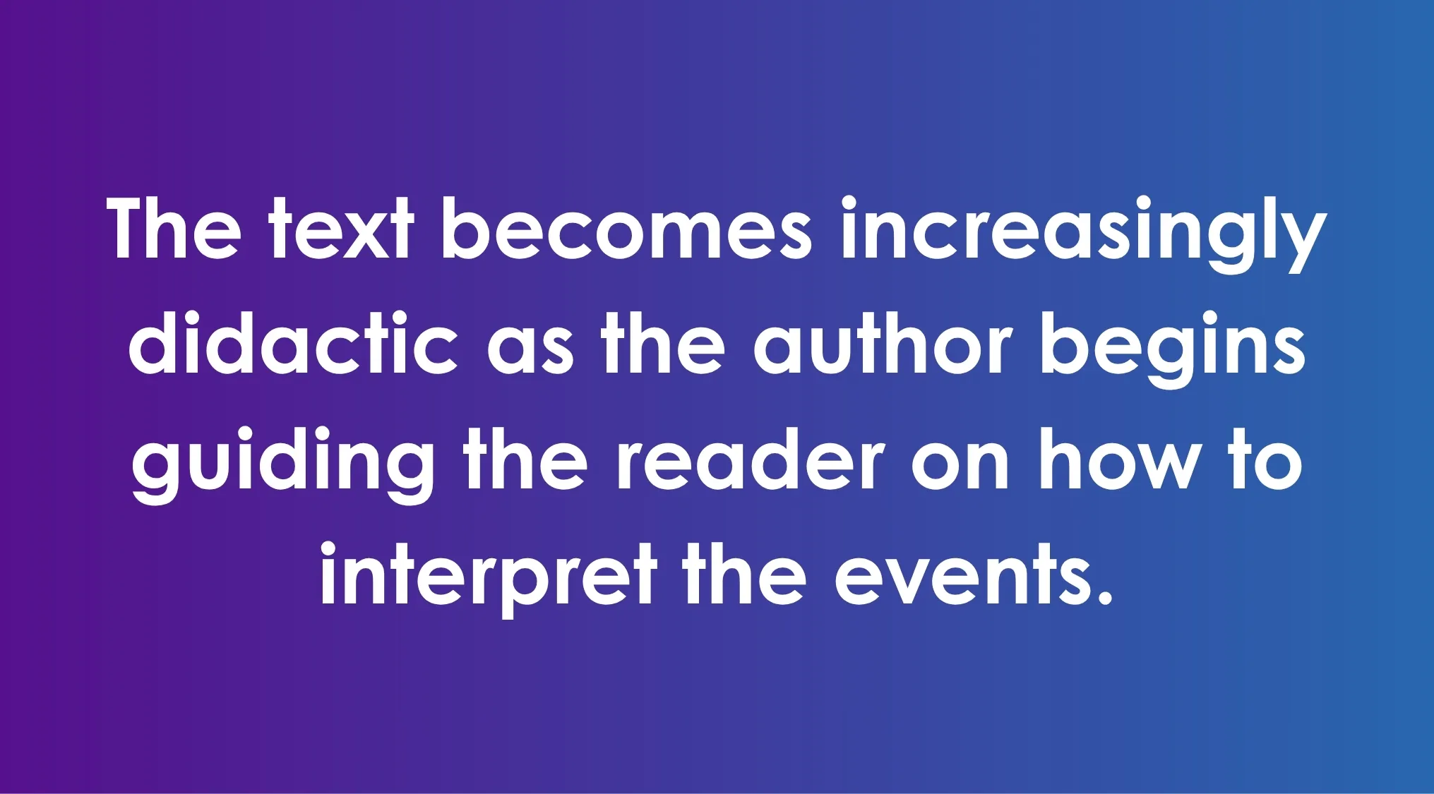 Text describing how the SAT exam trivia explains the increasingly didactic nature of the author's writing style.