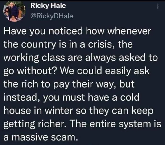 In Every Crisis, The Working Class Pays The Price. Why Are We Always The Ones Making A Sacrifice?