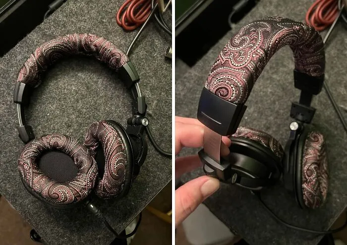 Headphones + Neck Tie