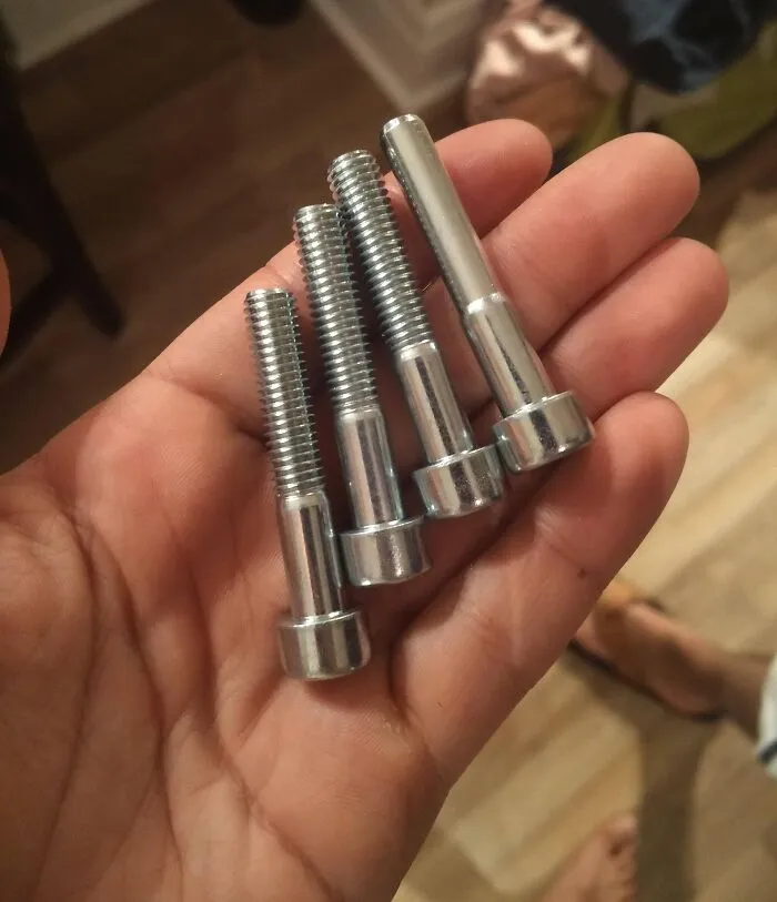 Can't Finish My IKEA Desk Because They Gave Me An Unthreaded Screw