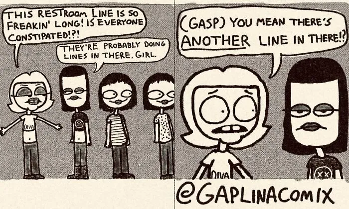This Artist’s 34 Comics Featuring Gaplina & Ovelette Perfectly Capture Life’s Awkward Moments