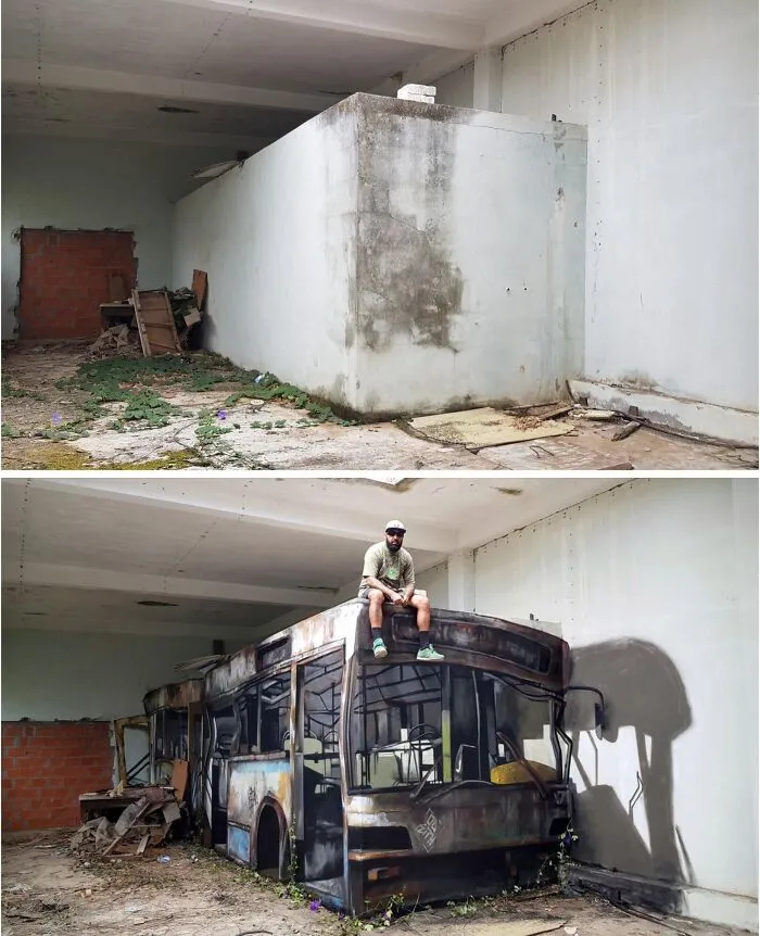 Increíble arte pintando