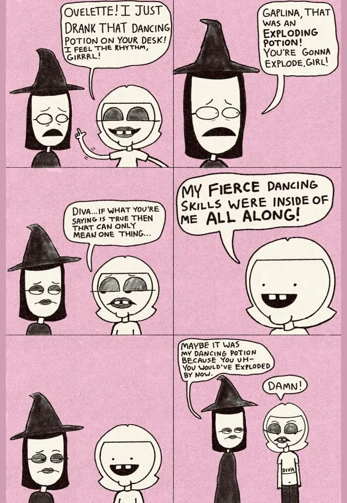 This Artist’s 34 Comics Featuring Gaplina & Ovelette Perfectly Capture Life’s Awkward Moments
