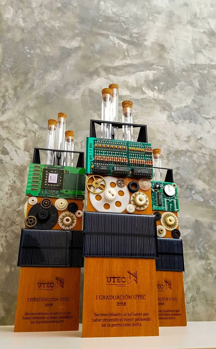 I Made This Trophies For An Engineering Event, What Do You Think?