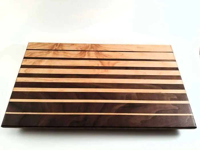 Maple And Walnut Edge Grain Cutting Board I Made