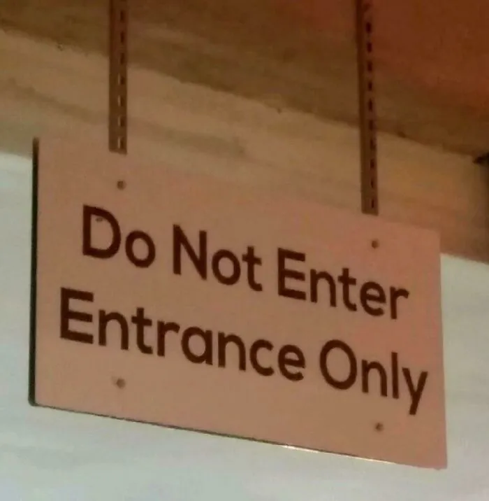 Is It Enter Or Do Not Enter?