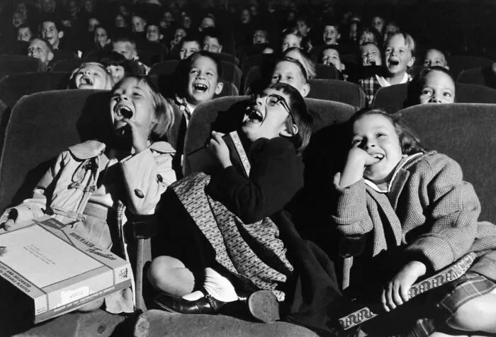 Photography By Wayne Miller Children In A Movie Theater, USA, 1958