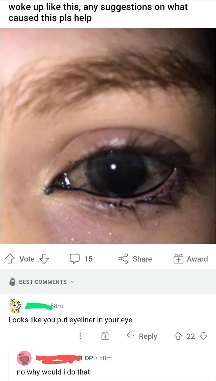 Attention Seeker In A Gore Subreddit Be Like