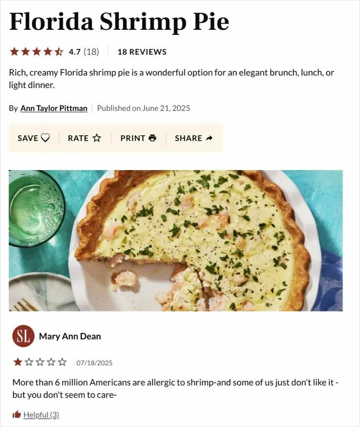 Shrimp Allergy