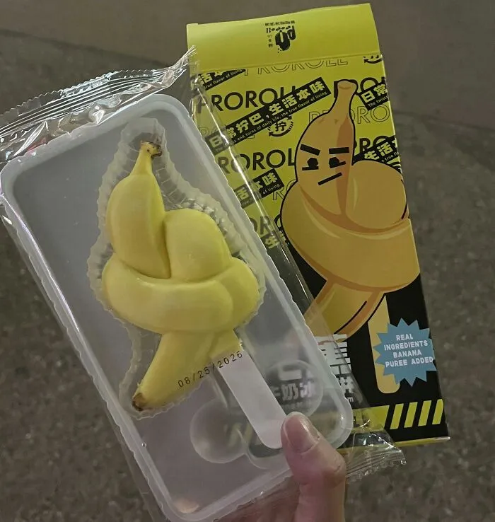 Helado de plátano