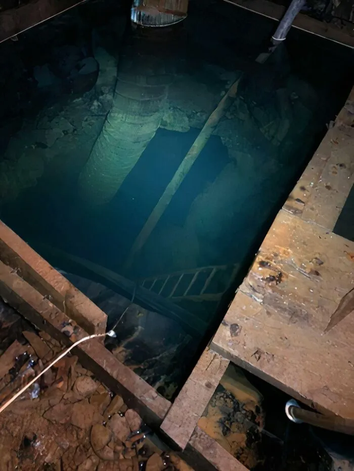 A Flooded, Abandoned Mineshaft
