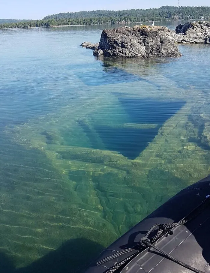Abandoned Silver Mine Shafts. Lake Superior Thunder Bay, Ontario