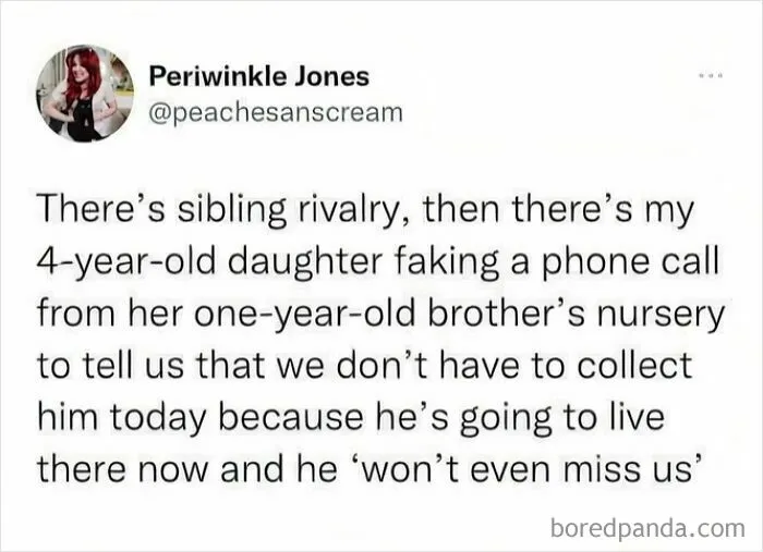 She Doesn't Like His Little Brother