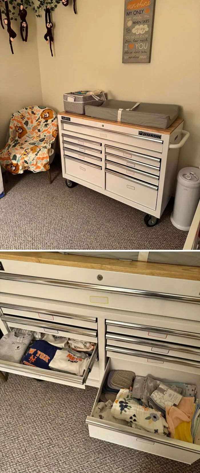 Got The Wife On Board For The Toolbox Changing Table / Dresser