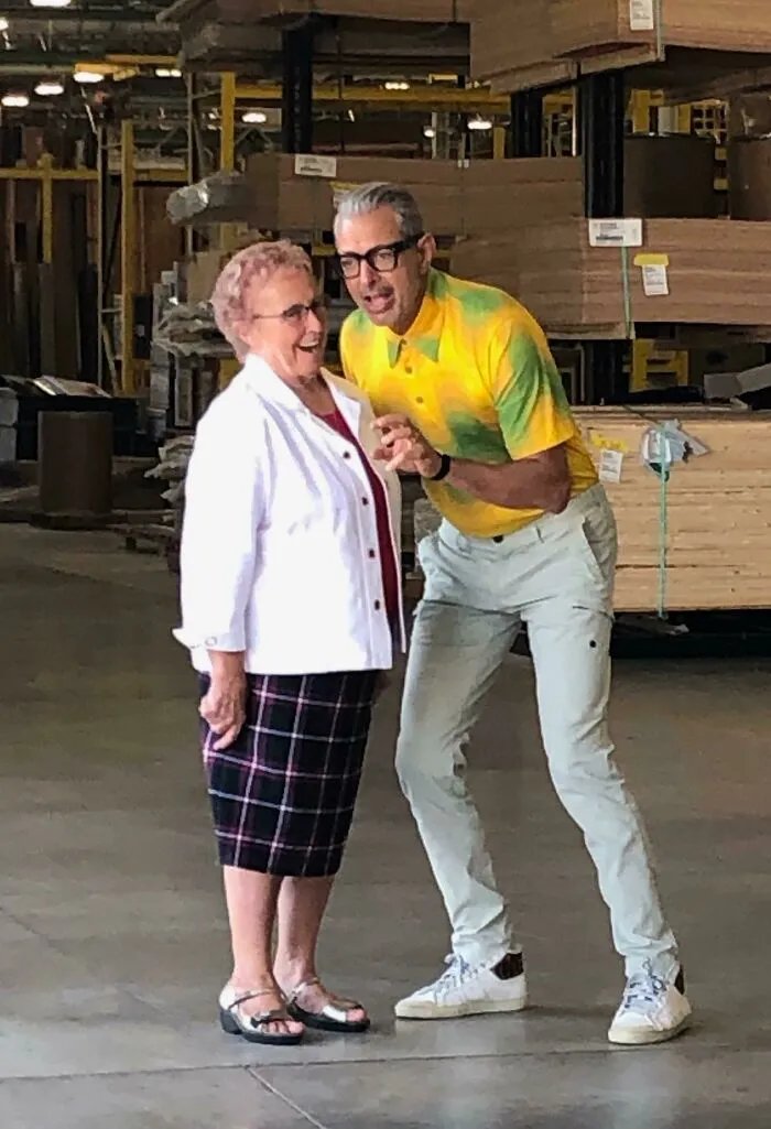 Grams Met Jeff Goldblum And Had No Idea Who He Was