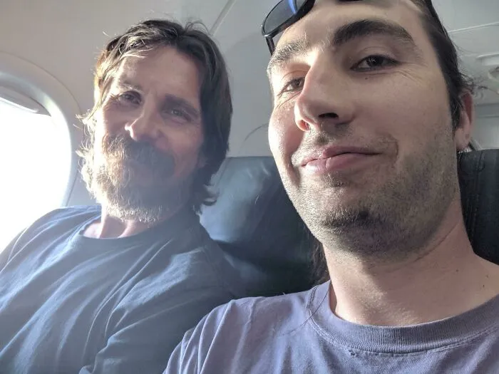 I Met This Cool Guy (Christian Bale) On A 5-Hour Plane Ride