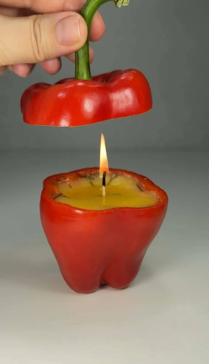I Made An Edible Candle. How Do You Like It?