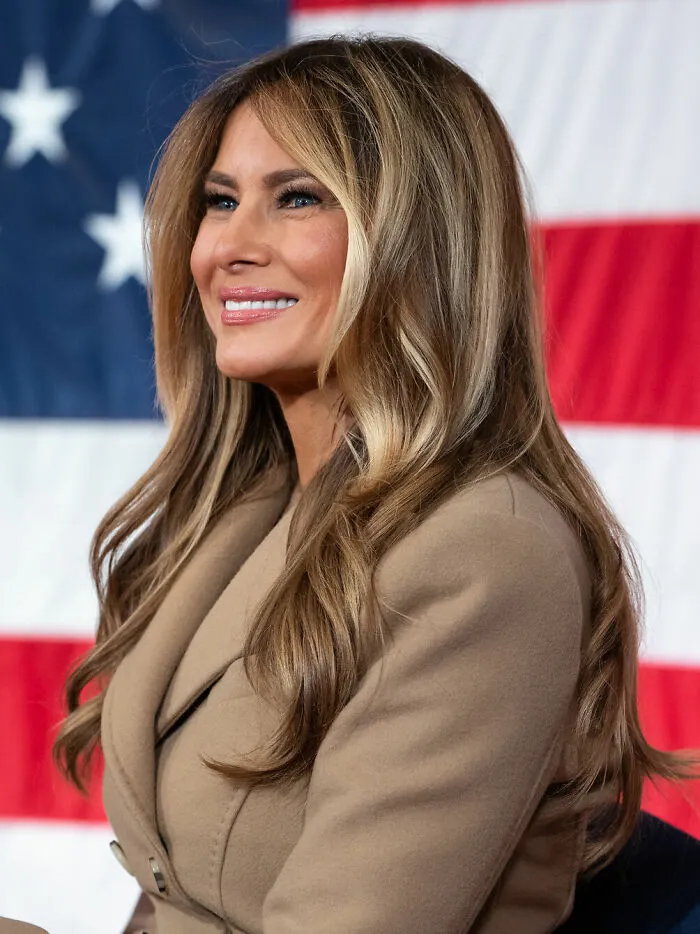 Slovene-American Model; 47th First Lady of the United States Melania Trump, 56